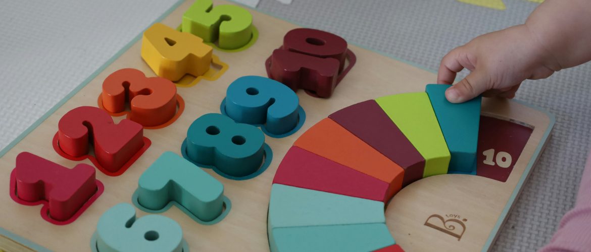 child-toys Baby toys on the floor