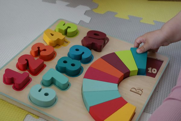 Baby toys on the floor